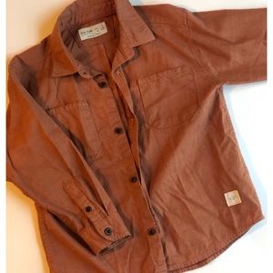 Zara boy bottom down shirt